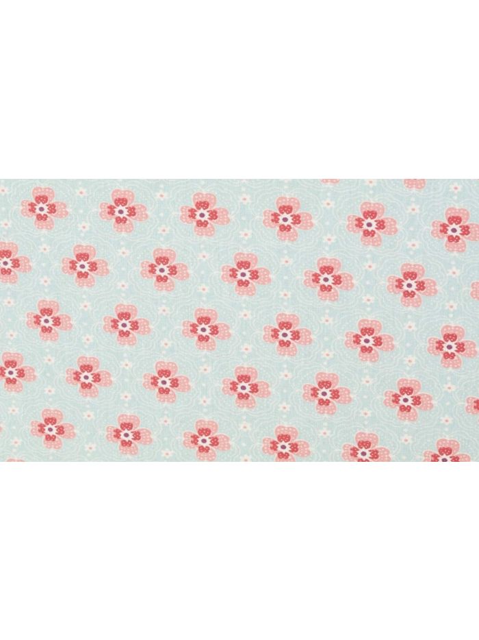 REINE BAUMWOLLE BLUMENMUSTER BAUMWOLLSTOFF