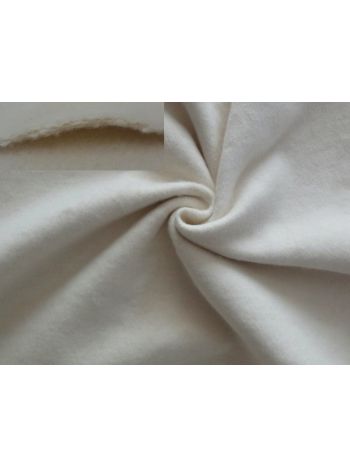 BAUMWOLLE STOFF KALMUK 2X ANGERAUT 850G 3MM - natur