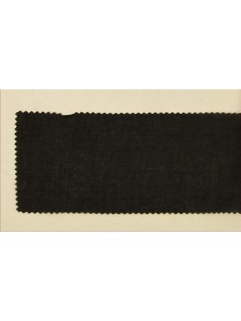 REINE BAUMWOLLE VOILE UNI BAUMWOLLSTOFF - Schwarz