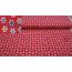 BAUMWOLLDRUCK STOFF BLUMEN BAUMWOLLSTOFF PATCHWORK - Rot